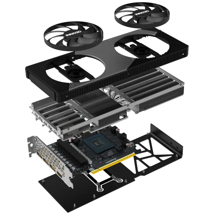 INNO3D GeForce RTX 5070 Twin X2 OC, 12288 MB GDDR7-N50702-12D7X-195064N