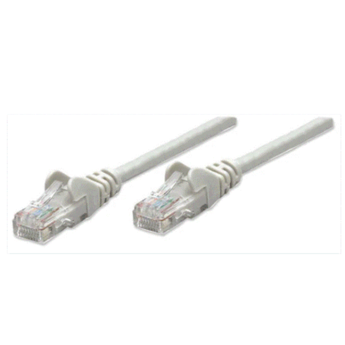 Intellinet Cat5e, CCA,U/UTP, PVC, RJ45, 10m, sivi