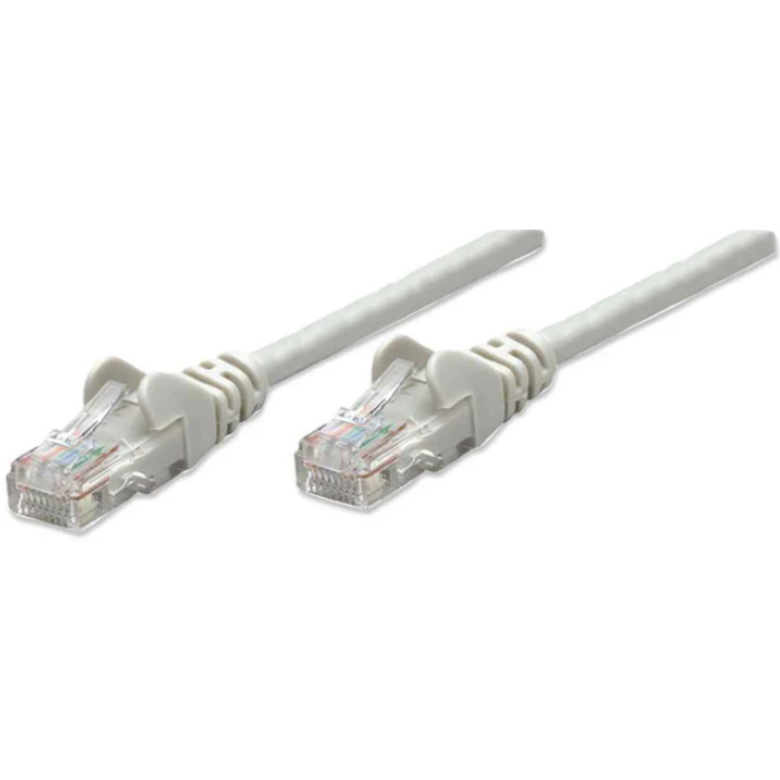 Intellinet Cat6, CCA, U/UTP, PVC, RJ45, 1.5m, sivi