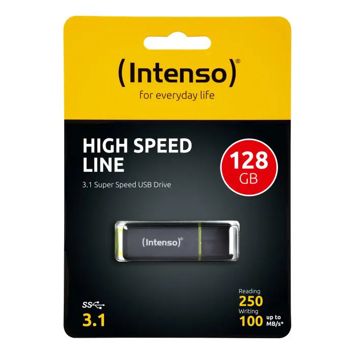 Intenso 128GB High Speed Line 250/100 MB / s USB 3.1 memory stick