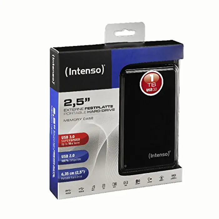 Intenso 1TB Memory Case 2.5 inch black USB 3.0