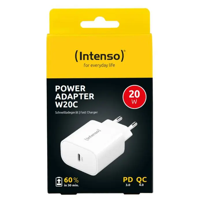 Intenso 20W power supply with USB-C connector W20C