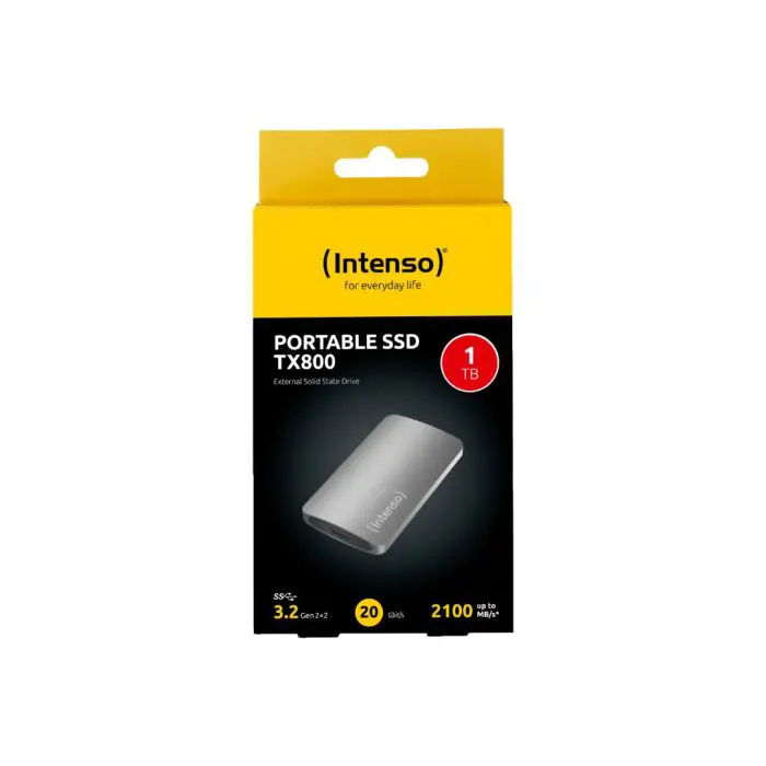 Intenso 2TB SSD TX800 USB 3.2 GEN2X2