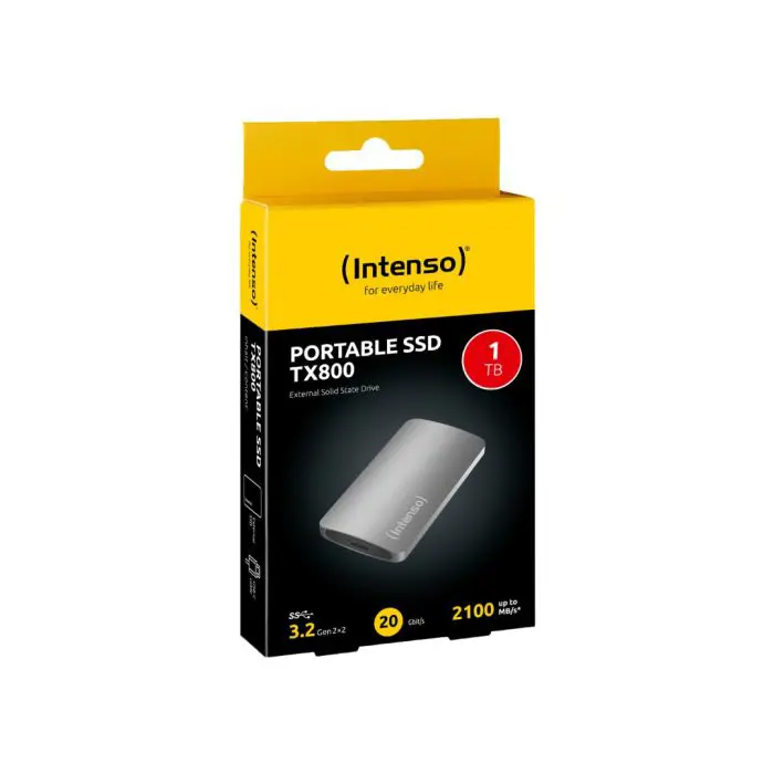 Intenso 2TB SSD TX800 USB 3.2 GEN2X2