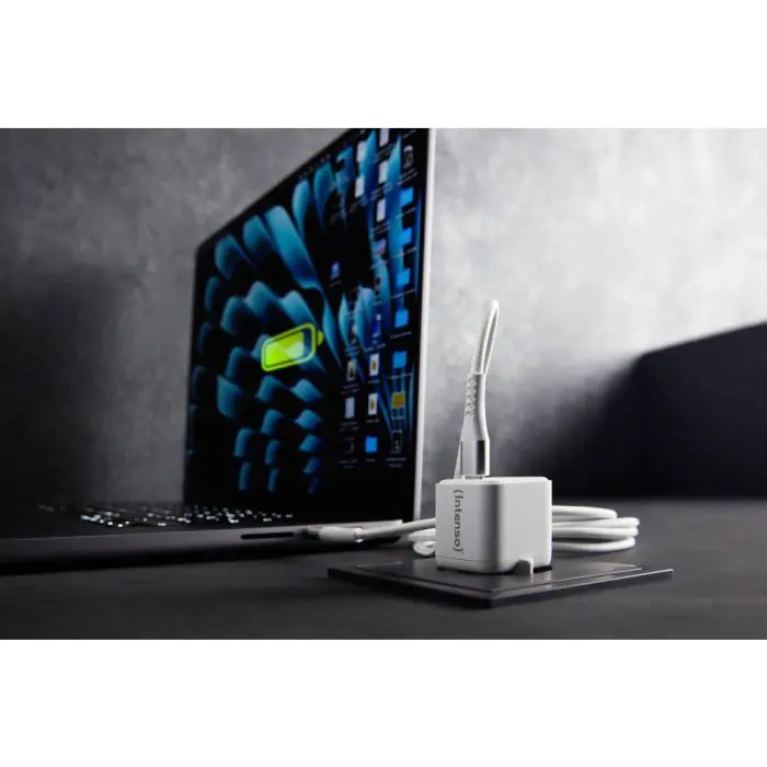 Intenso 30W GaN power supply with USB-C connector W30C + USB-C cable 60W 1.5M