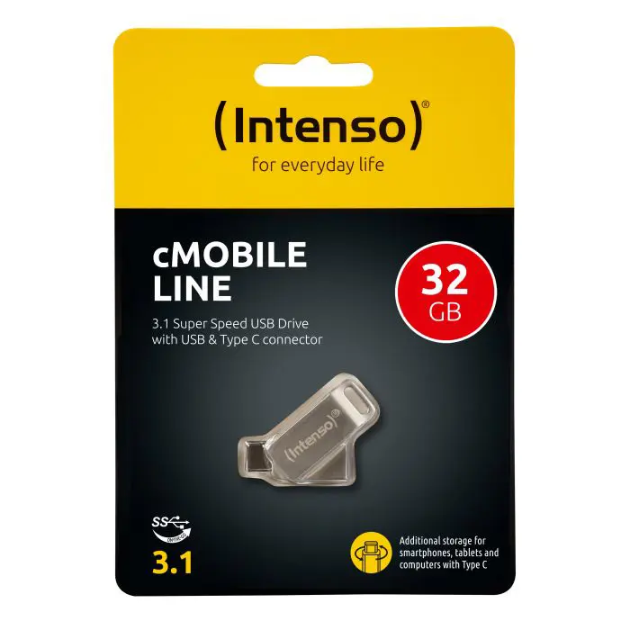 Intenso 32GB cMobile Line USB 3.0/ USB C memory stick