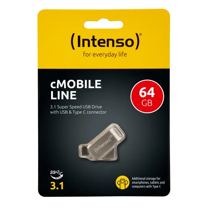 Intenso 64GB cMobile Line USB 3.0 / USB C memory stick