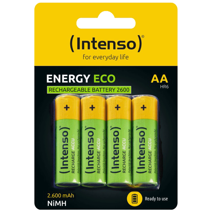 (Intenso) Baterija punjiva AA / HR6, 2600 mAh, blister 4 komada - AA / HR6/2600