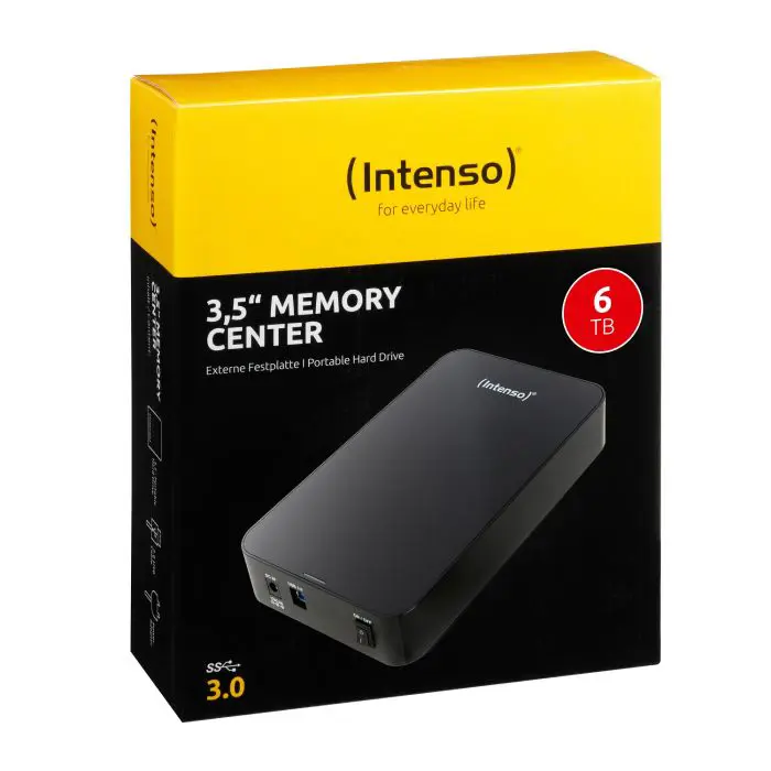 Intenso external drive 6TB 3.5 "Memory Center USB 3.0