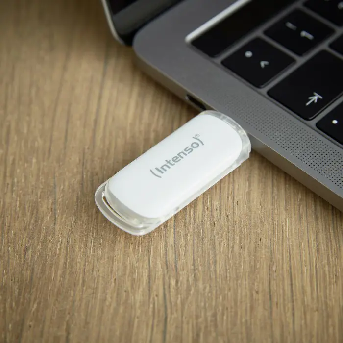 Intenso FLASH LINE 64 GB, USB stick (white, USB-C 3.2 Gen 1)