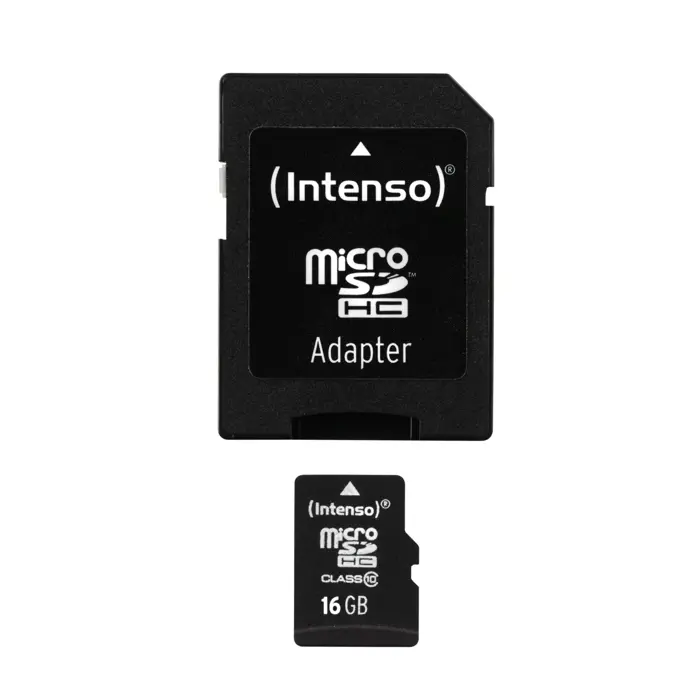 Intenso microSD 16GB 12/20 Class 10 +AD