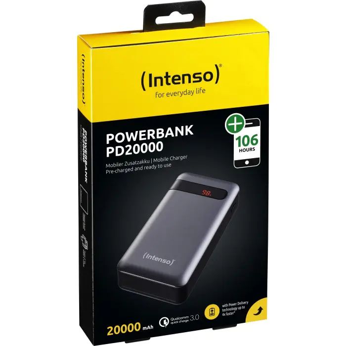 Intenso PD20000, power bank (grey, 20,000 mAh)