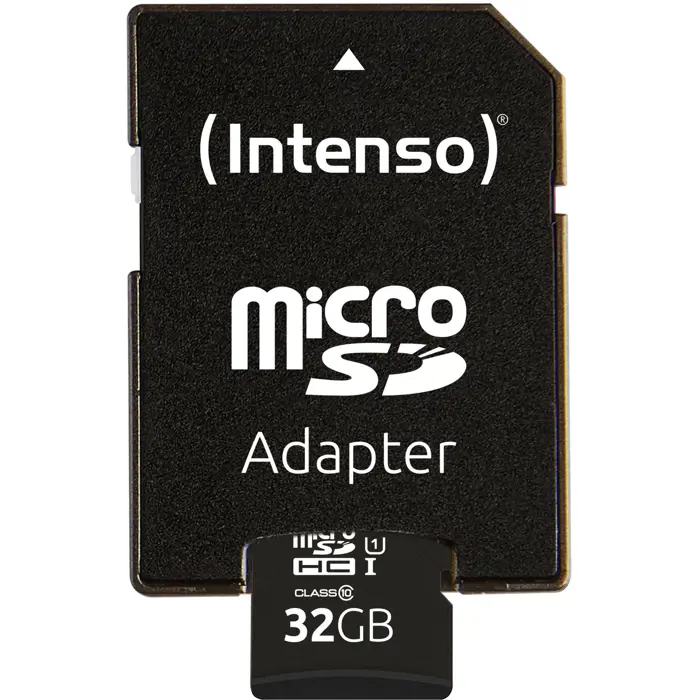 Intenso UHS-I Performance 32 GB microSDXC, memory card (black, UHS-I U1, Class 10)