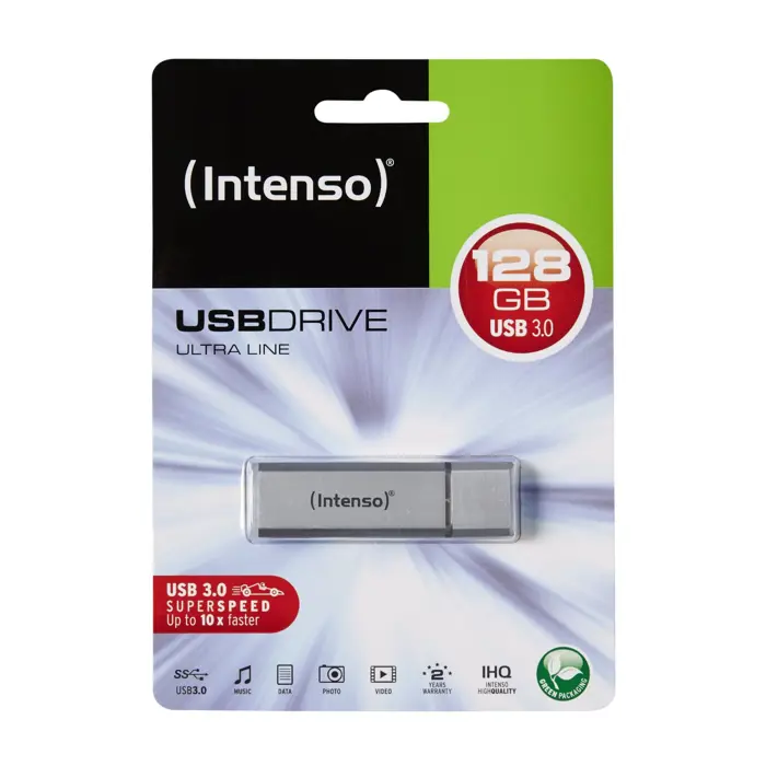 Intenso USB 128GB 20/35 Ultra Line silver USB 3.0