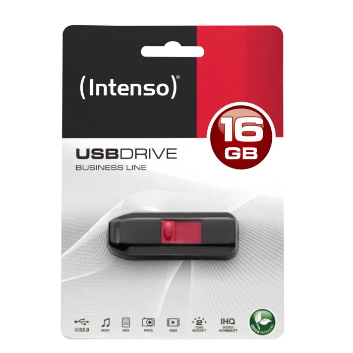 Intenso USB 16GB 6,5/28 Business Line black U2