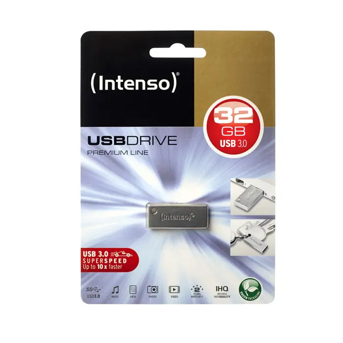 Intenso USB 32GB 20/35 Premium Line silver USB 3.0