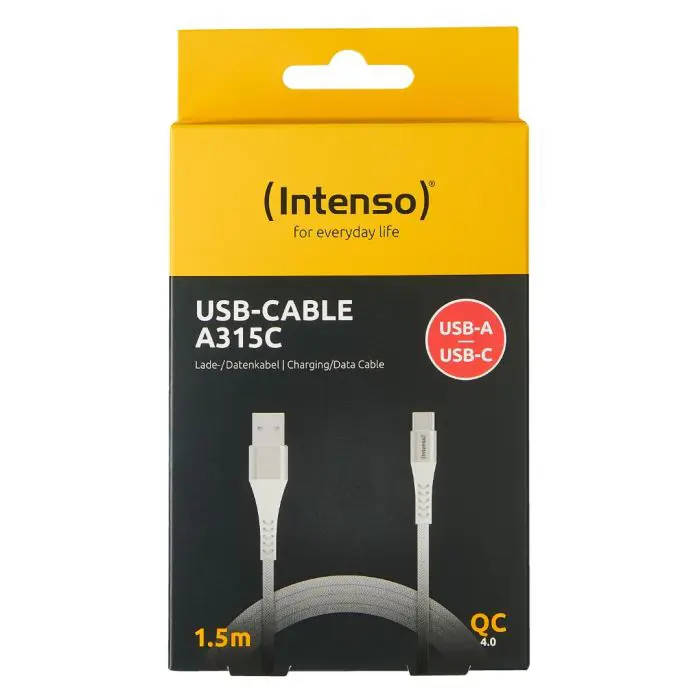 Intenso USB-A to USB-C cable A315C, 1.5M