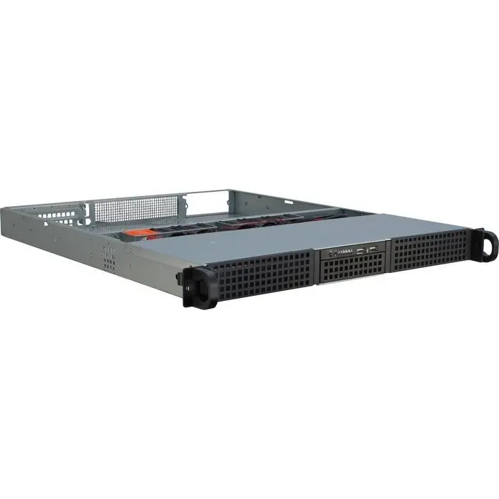 Inter-Tech 1U 10255, server housing (black, 1 height unit)