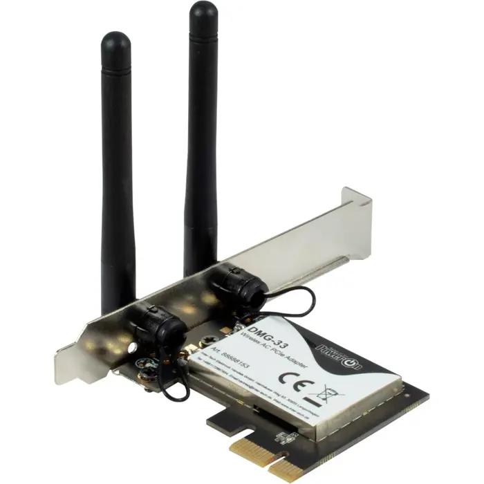 Inter-Tech DMG-33 Wi-Fi 5 PCIe Ad.-1300M - 88888153