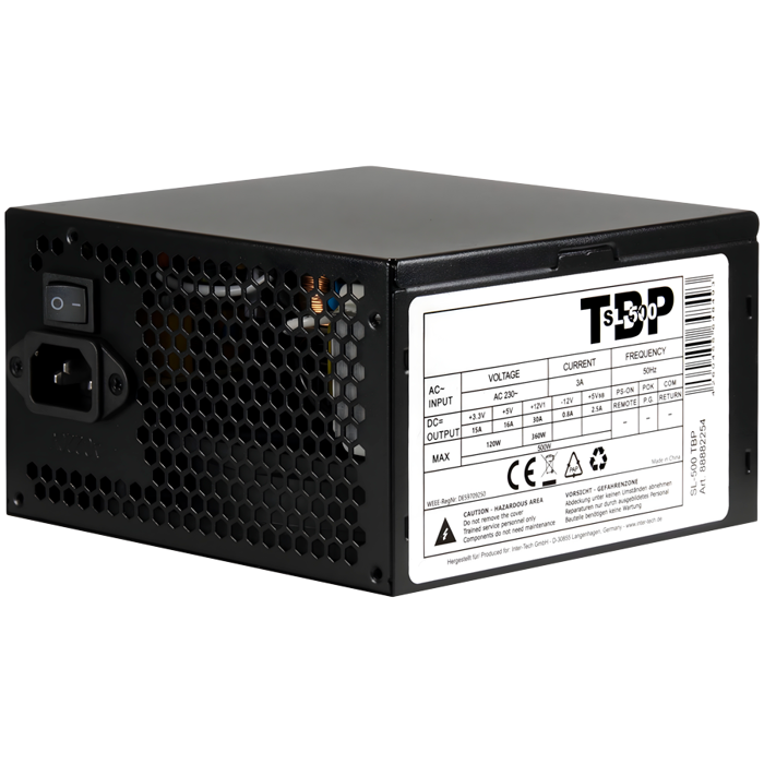 Inter-Tech SL-500 TBP, 500W ATX