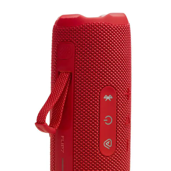 JBL Flip 7 Bluetooth portable speaker, red