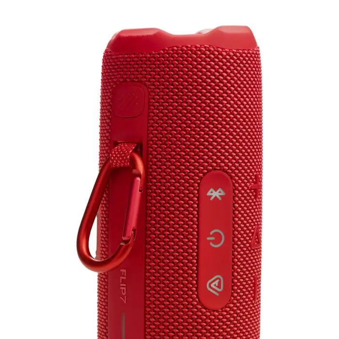 JBL Flip 7 Bluetooth portable speaker, red