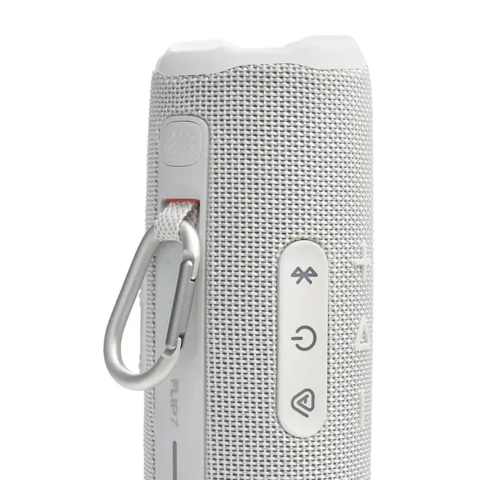 JBL Flip 7 Bluetooth portable speaker, white