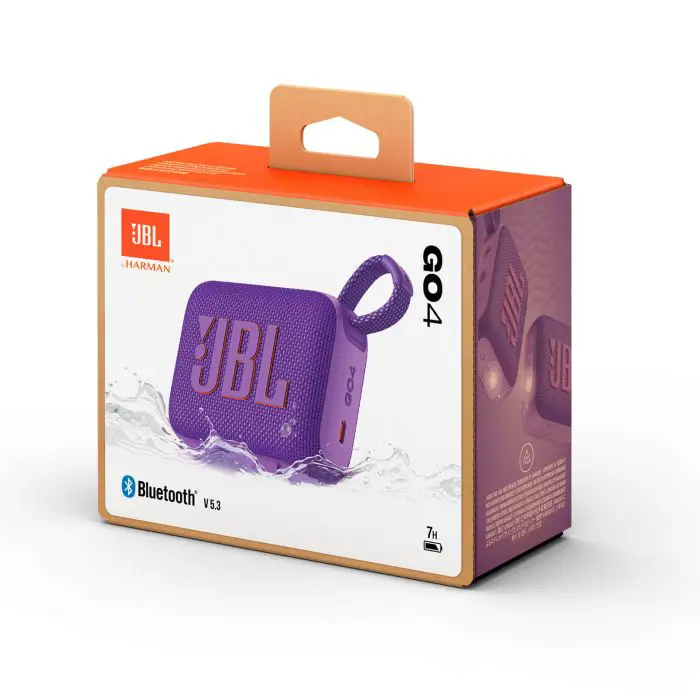 JBL GO 4 Bluetooth portable speaker, purple