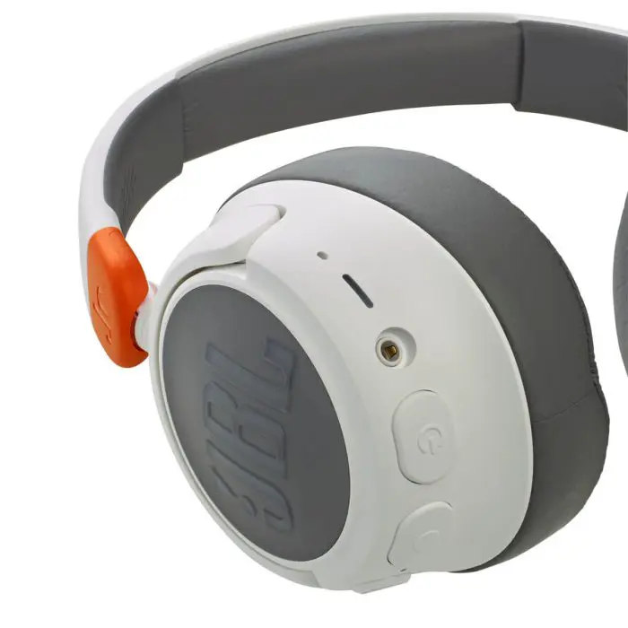 JBL JR460NC Bluetooth Children's Wireless Headphones, White