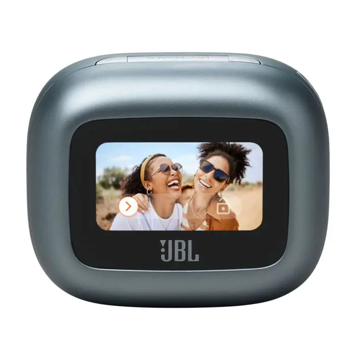 JBL Live Beam 3 wireless headphones with microphone, blue