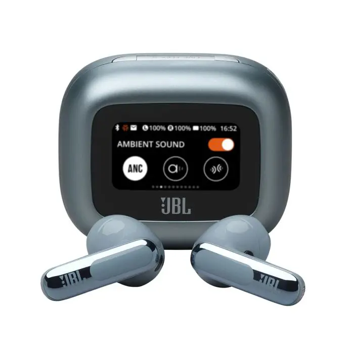 JBL Live Flex 3 wireless headphones with microphone, blue