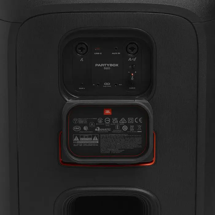 JBL PartyBox 520 prenosni zvočnik 400W, BT, RGB, USB