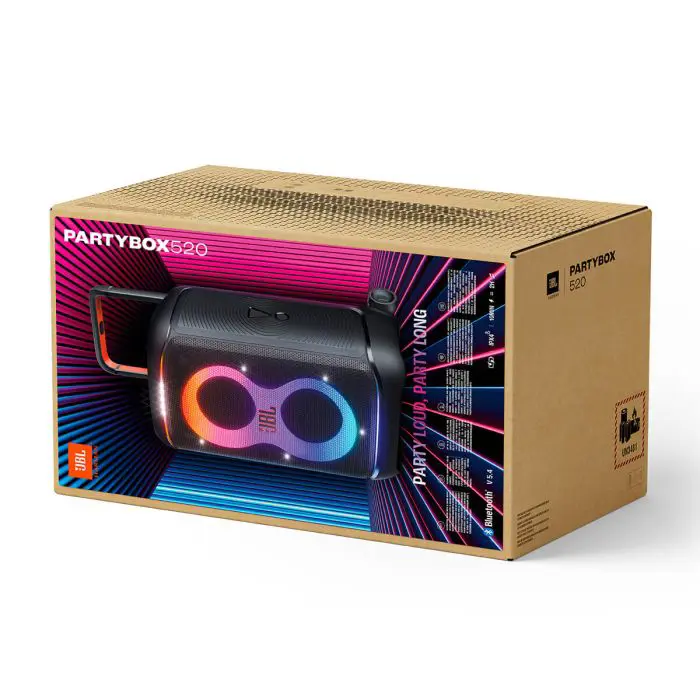 JBL PartyBox 520 prenosni zvočnik 400W, BT, RGB, USB