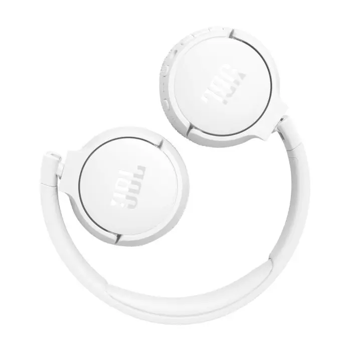 JBL Tune 670NC Bluetooth wireless headphones, white.