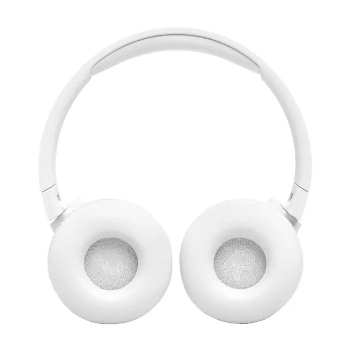 JBL Tune 670NC Bluetooth wireless headphones, white.