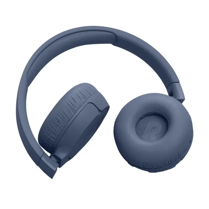 JBL Tune 670NC Bluetooth wireless on-ear headphones, blue.