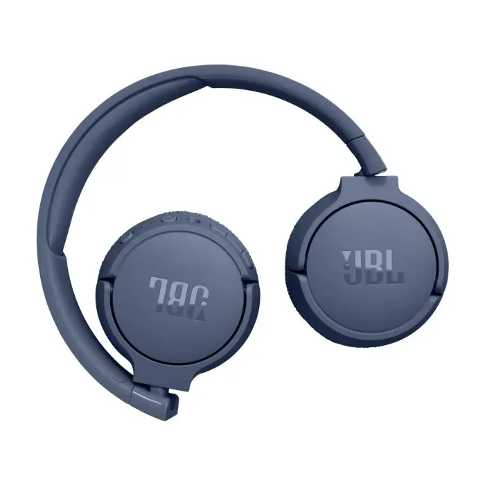 JBL Tune 670NC Bluetooth wireless on-ear headphones, blue.