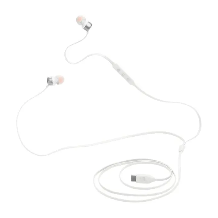 JBL USB-C Tune 310C Wire Headset, White