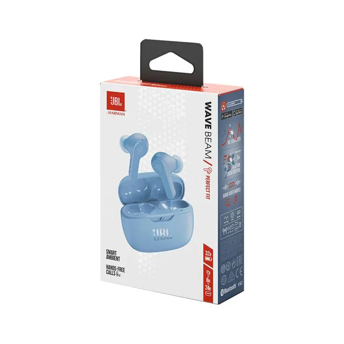 JBL VIBE BAM TWS Wireless headset with microphone, blue