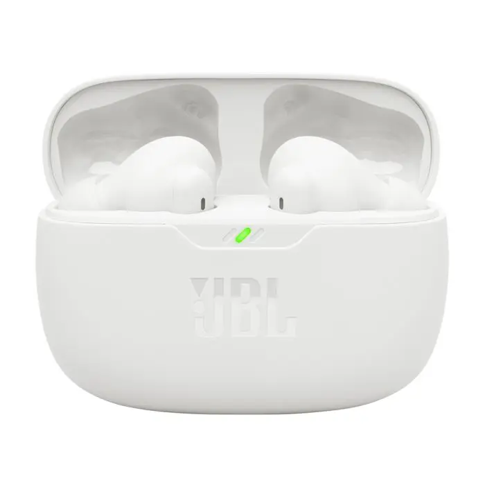 JBL Wave Beam 2 brezžične slušalke z mikrofonom, bele