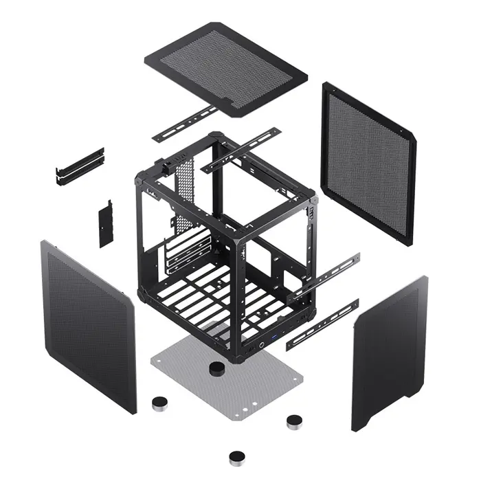Jonsbo C6 Micro-ATX Case - black