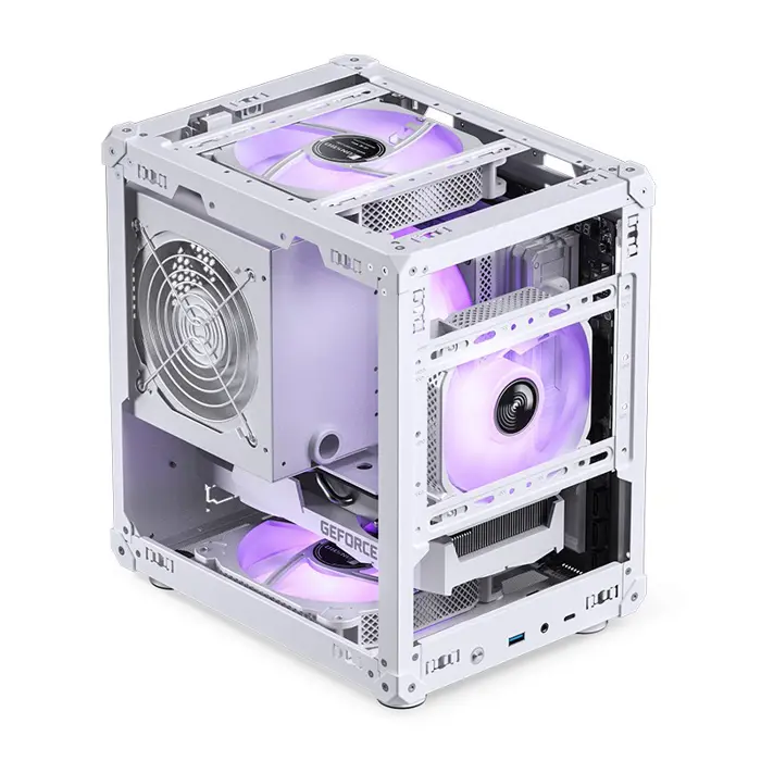 Jonsbo C6 Micro-ATX Case - white