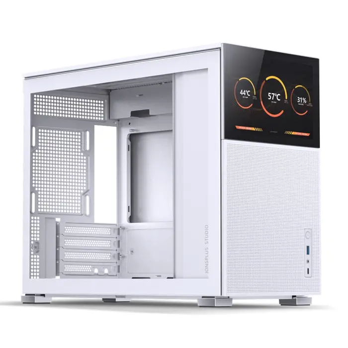 Jonsbo D31 MESH Screen Micro-ATX Case, Tempered Glass - white