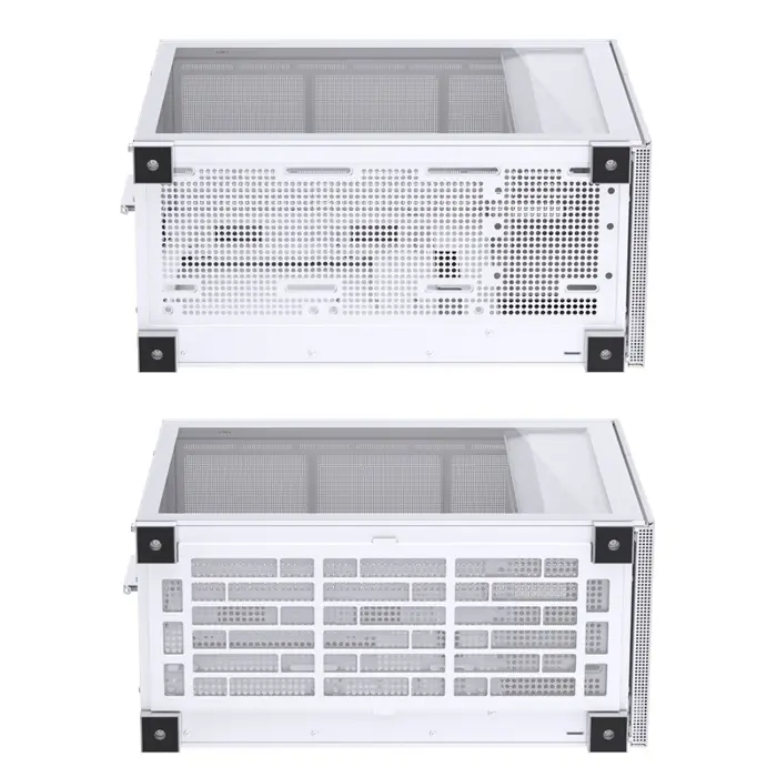 Jonsbo D31 Micro-ATX Case, Tempered Glass - white
