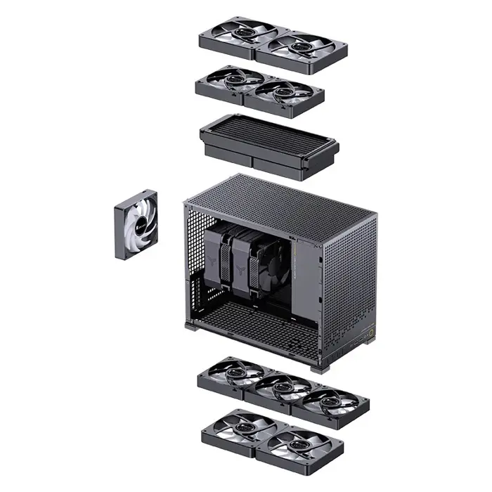 Jonsbo D32 PRO Midi Tower Black