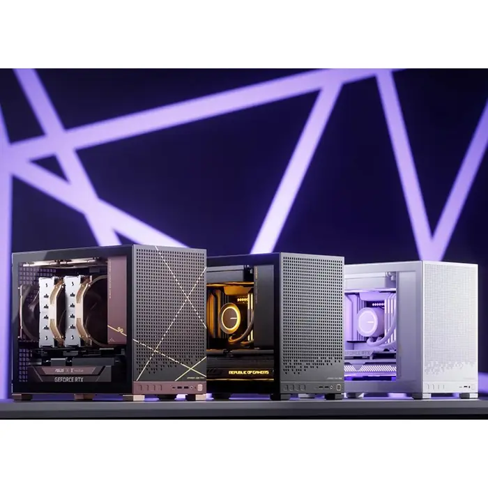 Jonsbo D32 STD White PC Case, Mini, mATX, Glass