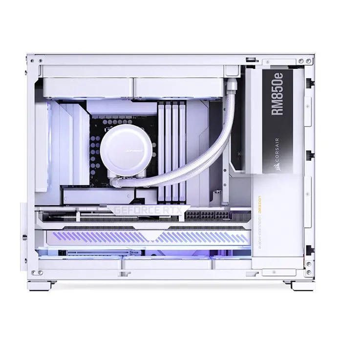 Jonsbo D32 STD White PC Case, Mini, mATX, Glass