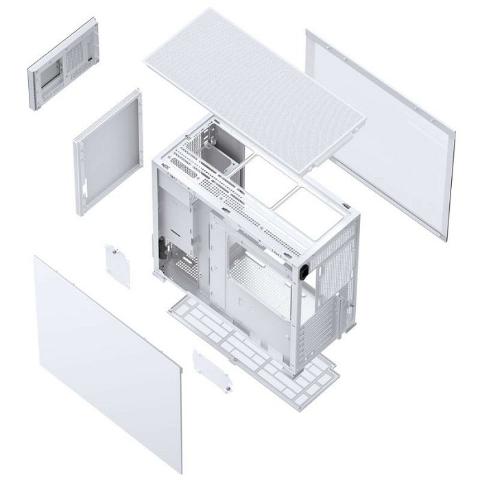 Jonsbo D41 Screen ATX Kućište, Kaljeno staklo - bijelo D41 STD WHITE SC