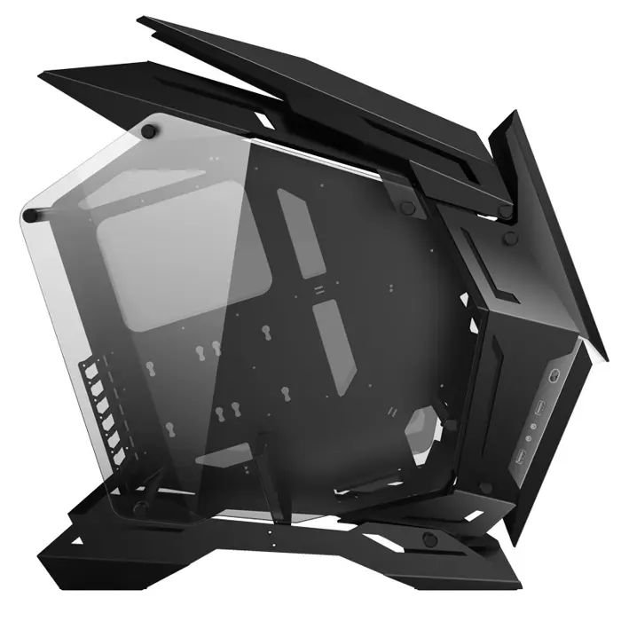 Jonsbo MOD3 Big-Tower Showcase, Tempered Glass - black