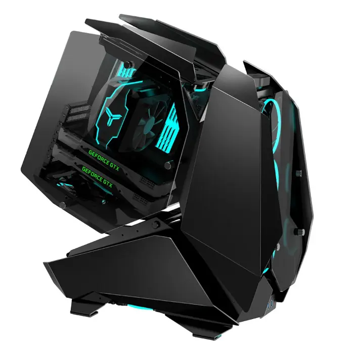 Jonsbo MOD5 Big-Tower Showcase, Tempered Glass - black